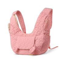 Cycling Out Pet Bag Small Dog Double Shoulder Chest Bag Quilting Embroidery Portable Dog Bag Easy Folding Lightweight Cat Bag rožinė