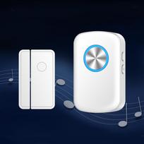 Fridge & Freezer Door Alarm: Anti-Theft Sensor Alert with Voice Reminder for Windows and Shop Entries. balta