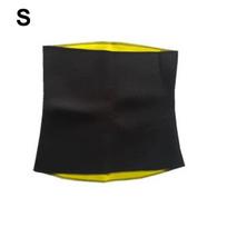 Waist Trainer Sweat Belt For Women Men Tummy Control Body Shaper Slimming Wrap Abdominal Trimmer Gym Fitness Band S black