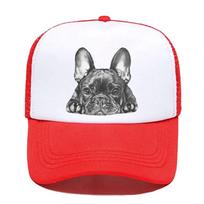Nauja Madinga Unisex Prancūzų Buldogas Prancūzų Buldogas Trucker Kepuraitė Suaugusiųjų Reguliuojama Beisbolo Kepuraitė Moterims Vyrams Lauko Snapback Kepurės Kids Size gray