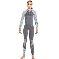 Womens 3mm Neoprene Full Wetsuit Diving Snorkeling Surfing Winter Swimming Warmth Thermal Protection XS gray