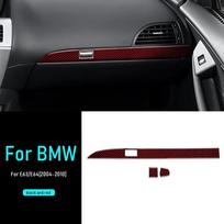 Carbon Fiber Dashboard Trim for BMW 6 Series E63 E64 2004-2010 Black juoda
