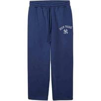 New Era SS25 New York Yankees Trend Basic Series Straight Leg Sports Versatile Loose Casual Pants Unisex bottoms Navy-Blue 14532305 L blue