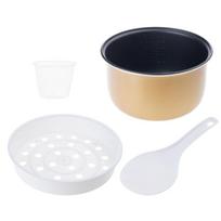 Multi Size Nonstick Rice Cooker Insert Pot 3L 4L 5L Interchangeable Inner Bowl Heat Distribution Food Grade Coating beige