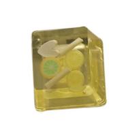 Resin Keycap OEM Profile ESC Mechanical Keyboards Keycap Lemon Fruit Keycap For Game  backlights Computer Keycaps 1PC geltona