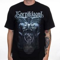 Korpiklaani Wayfarer Men's T-Shirt Short Sleeve Cotton Tees Retro Metal Band Oversize Tops Brand T-shirt Men Clothes Streetwear M gray