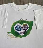 90s Disney Pixar The Bugs Life Movie Promo Shirt Size S-5XL Unisex Reprint L gray