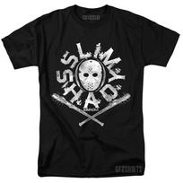 Eminem Slim Shady Rap Hockey Mask Vntg Graphic Design T-Shirt Unisex T-Shirt XXXL gray