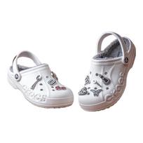 Crocs Bayleigh Winter Warm Fur Lined Clogs EU 36-37 gray