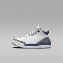 Air Jordan 3 Retro Ps White Midnight Navy Cement Grey Black DM0966-140 33.5