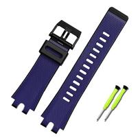 PROTREK CASIO PRW-6000/6100/3000 /3100 PRG-300 Silikoninė Laikrodžio Apyrankė Atspari Vandeniui Alpinizmo Vyriškas Apyrankė 24mm black