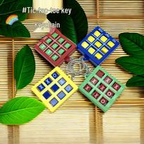 Smart Tic-Tac-Toe Electronic Game: Multifunctional Fun Toy for Kids - Perfect Summer Holiday Gift brown