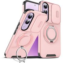 Funda For Vivo V70 FE V70FE Case Armor Rotate With Ring Stand Camera Lens Anti-Scratch Phone Cases For Vivo v 70 FE 70FE Coque vivo V70 FE orange