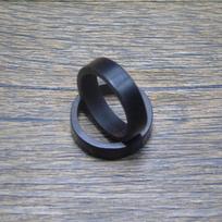 Dovana Moterims Vyrams Retro Ebono Piršto Žiedas Kraujo Sandalmedžio Natūralaus Medžio Žiedas Sandalmedžio Ebono Style A-16.5mm gray