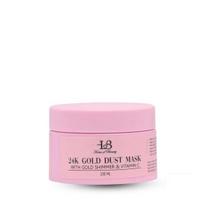 HOUSE OF BEAUTY 24K Gold Dust Face Mask For Glow, Brightening & Hydrating Skin, Enriched with Gold Shimmer & Vitamin C (100 ml) white