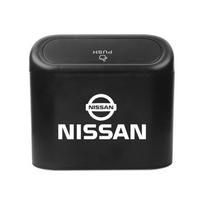 1 vnt. Automobilio Transporto priemonės Dėklas Laikymo Dėžė Juodas ABS Kvadratinis Spaudžiamas Šiukšliadėžė Skirta Nissan Nismo X-Trail T32 T31 Qashqai Tiida Teana Automobilio Stilius Nissan