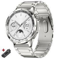 22mm Luxury Titanium Band For Huawei Watch 4 GT 2e 3 pro 46mm Bracelet For Samsung Galaxy 3 45mm For Amazfit GTR 47mm for Seiko 22mm sidabras
