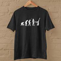 EVOLUTION OF B-BOY T-SHIRT (Hip-hop rap dance breaking street NY street DJ MC) Unisex T-Shirt S black