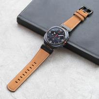 Leather for Samsung Galaxy Watch Ultra 47mm Band Classy Smart Strap for Galaxy Ultra 47mm Bracelet Belt Correa Accessory Leather Galaxy Ultra 47mm ruda