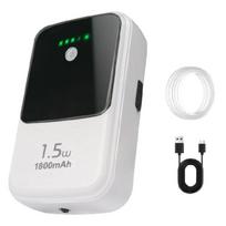 Aquarium Air Pumps Battery Operated Fish Tanks Oxygen Aerator Pump with Air Tube, Fish Tanks Pump Fishing Oxygen Pump black