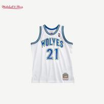 Mitchell & Ness NBA Minnesota Timberwolves Kevin Garnett 95-96 Season Jersey M white