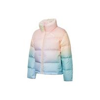 Puma Down Jacket Logo Gradient Sports Stand Collar Down Coat Winter Women Outerwear Light-Purple 532917-86 S white
