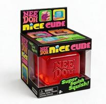 Originalus Schylling Needoh Nice Cube Minkštas Fidget Žaislas Streso Malšinimui, ADHD Dėmesiui, Nerimui bordinė