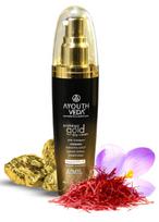 Ayouthveda Sparkling Gold Day Cream | 24K Nano Gold & Kashmiri Saffron | Anti-Ageing, Brightening & Blemish Reduction | Restores Skin Elasticity | black
