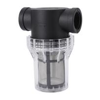 IBC Tank Filter Ton Barrel Filter Connector Large Flow Sealed IBC Tank Hose Adapter Ton Barrel Connector with Filter G3/4 Female black