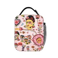 Fridas Mexican Artist Lunch Bag  Portable Lunch Box Child Picnic Custom Cooler Bag Fashion Waterproof Thermal Tote Handbags One Size