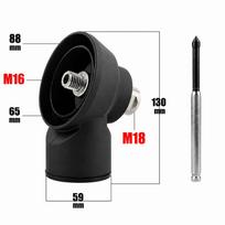 M22 M18 M16 Thread Diamond Drill Guard Water Drilling Rig Adapter  For Dry Water Drill M18 F- M16  M