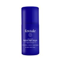 Foxtale 0.15% Beginner Friendly Retinol Night Serum | Anti-Aging Night Cream | Reduces Fine Lines and Wrinkles | No Purging | For Younger-looking S blue