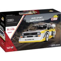 Konstruktorius, automobilis Cobi Audi Quattro S1 E2 24667, 147 vnt., balta sp./geltona sp.