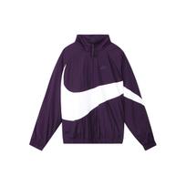 Nike Big Swoosh striukė su užtrauktuku ir austu apykakle Pavasarinė vyriška viršutinė apranga Violetinė AR3133-525 L black