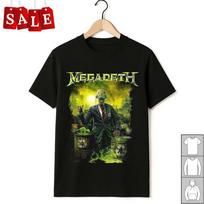 New Megadeth Band graphic Gift For Fans Unisex S-5XL Shirt OS340 Unisex T-Shirt L black