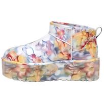 UGG Classic Ultra Mini Platform Boot Collina Strada Light Blue Floral 1170171-LLF 36 white
