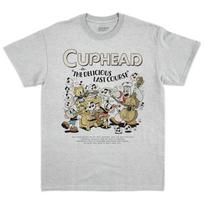 New Retro Cuphead Arcade Game Video Game Bootleg Unisex T Shirt M white