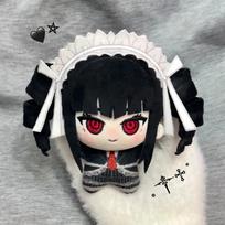 10 Cm Stuffed Danganronpa Celestia Ludenberg Cosplay Anime Plush Body Plushie Cartoon Pendant Knapsack Ornament Birthday Gifts white