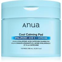 Anua 8 Hyaluronic Acid Catechin Calming Pad raminamosios pagalvėlės vėsinamojo poveikio 110 vnt.