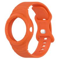 Case+Silicone For Google Pixel Watch Band Accessories Sport Smartwatch Integrated wrist Bracelet Correa Belt Pixel Watch 2 strap for Pixel Watch oranžinė