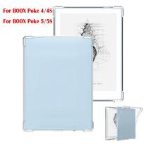 Transparent 6 inch e-Reader Case Shockproof Soft Protective Shell Ultra Thin TPU Airbag Funda for Onyx Boox Poke 4 4S 5 5S for Boox Poke 4 4S white