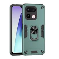 Military Grade Case For OPPO Realme 16 Pro Pro+ Realme16Pro + Plus 5G Protective Cover Shockproof Ring Stand Holder Fundas Coque realme 16 Pro žalia