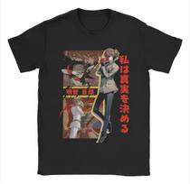 Persona 5 Royal T Shirts for Men Women Cotton Novelty T-shirt Tops Tees Unisex Crew Neck L gray