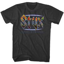 Styx Paradise Theater Album Cover Unisex T-Shirt Rock Band Concert Tour Merch Top S gray
