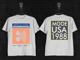 Depeche Mode 1988 Music for the Masses Tour T Shirt Unisex T-Shirt XXXXL