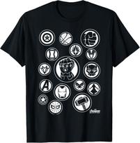 Marvel Avengers Infinity War Tonal Hero Icon Graphic T-Shirt T-Shirt Small juoda