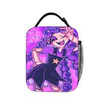 Lily Lovebraids 3D spausdintas pietų maišelis Madinga pietų dėžutė Kelioninė nešiojama izoliuota rankinė Maisto krepšiai vaikui Oxford šaldymo krepšys One Size purple