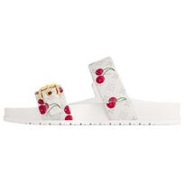 LOUIS VUITTON Cherry Bom Dia Flat Comfort Mule X Takashi Murakami White Monogram Cherry Women's 1AHLZ7 37 balta