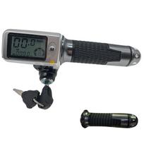 36V/48V/60V Electric Vehicle LCD Display Panel Thumb Throttle with Odometer black