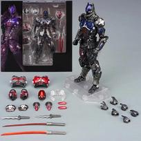 Bandai AMAZING YAMAGUCHI 024 Arkham Knight Batman Action Figure Hood Robin Jason Todd Figuarts Activity Model Toy Collection Present gray